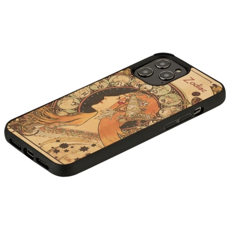 Man&Wood case for iPhone 12 Pro Max zodiac black