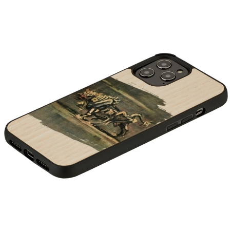 Man&Wood case for iPhone 12 Pro Max white bull