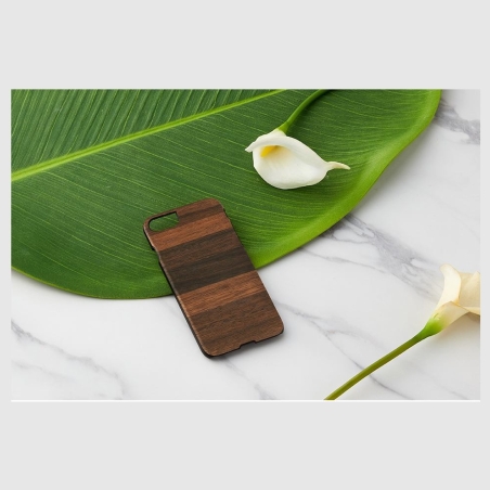 Man&Wood case for iPhone 7/8 fango black