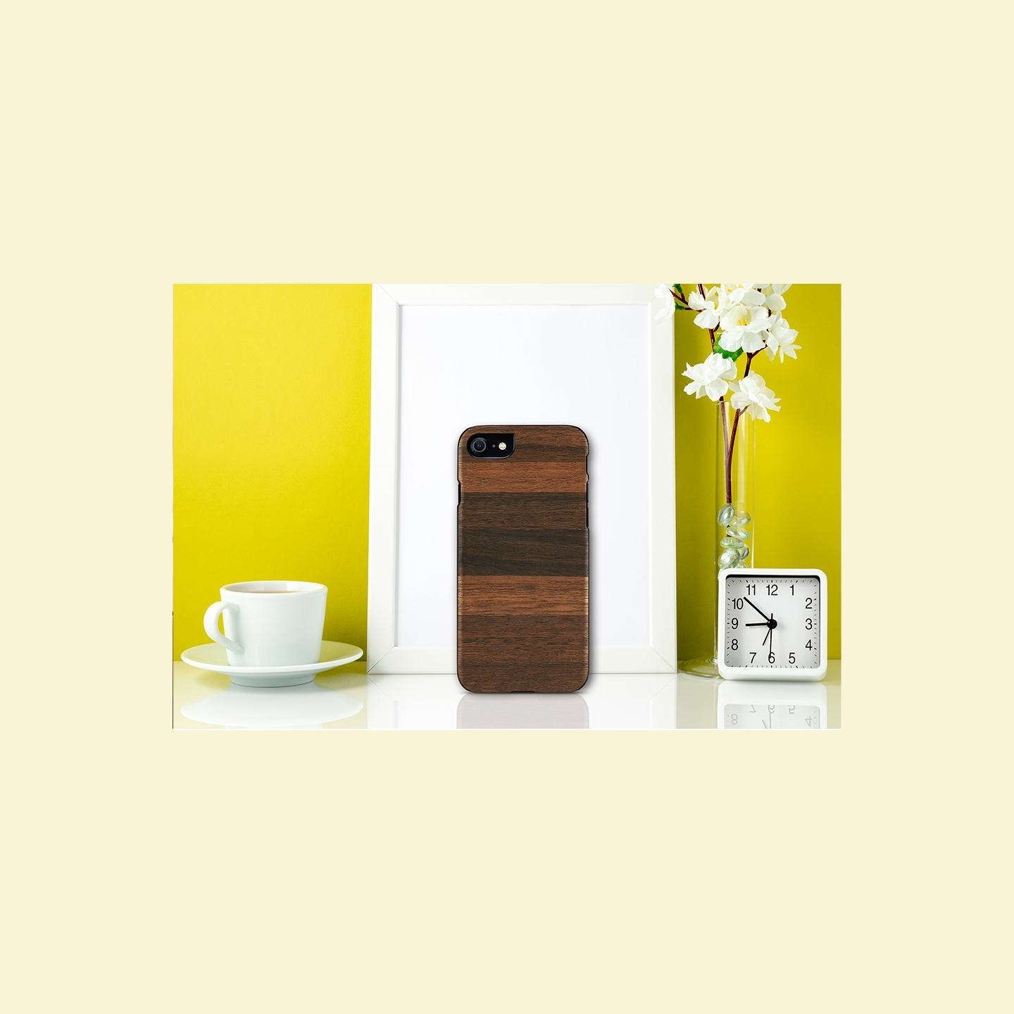 Man&Wood case for iPhone 7/8 fango black