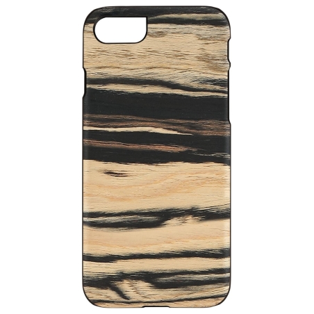 Man&Wood case for iPhone 7/8 white ebony black
