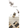 Man&Wood case for iPhone 7/8 white ebony black