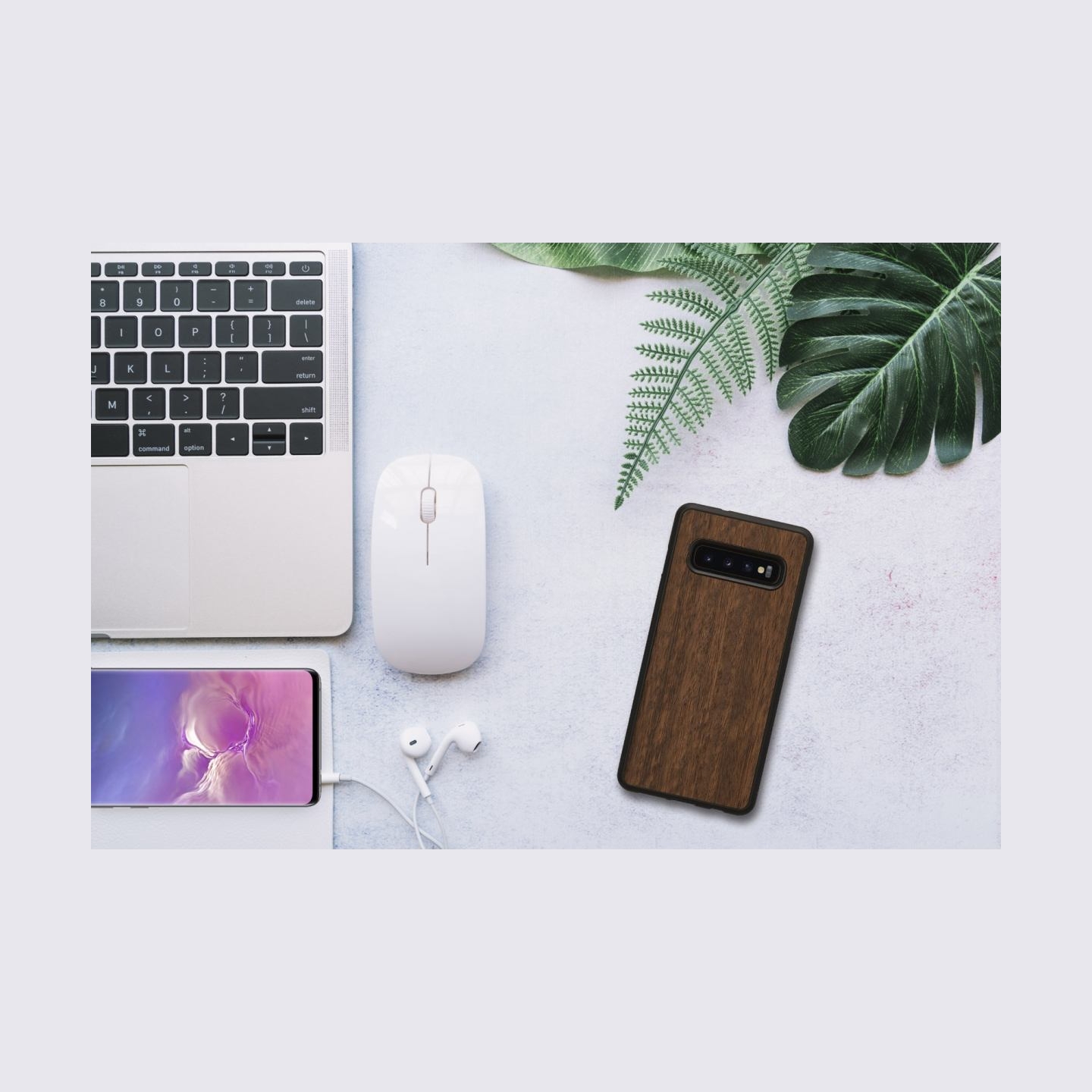 Man&Wood SmartPhone case Galaxy S10 koala black