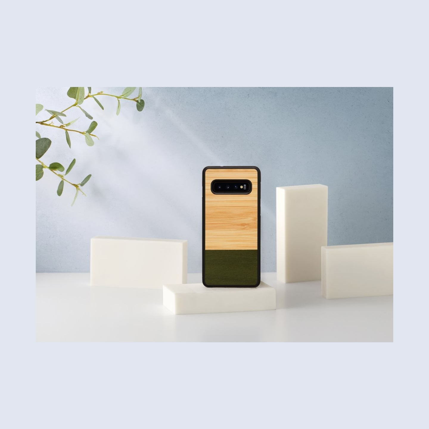 Man&Wood SmartPhone case Galaxy S10 bamboo forest black