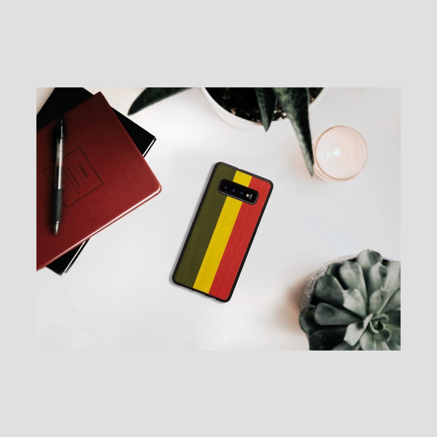 Man&Wood SmartPhone case Galaxy S10 Plus reggae black