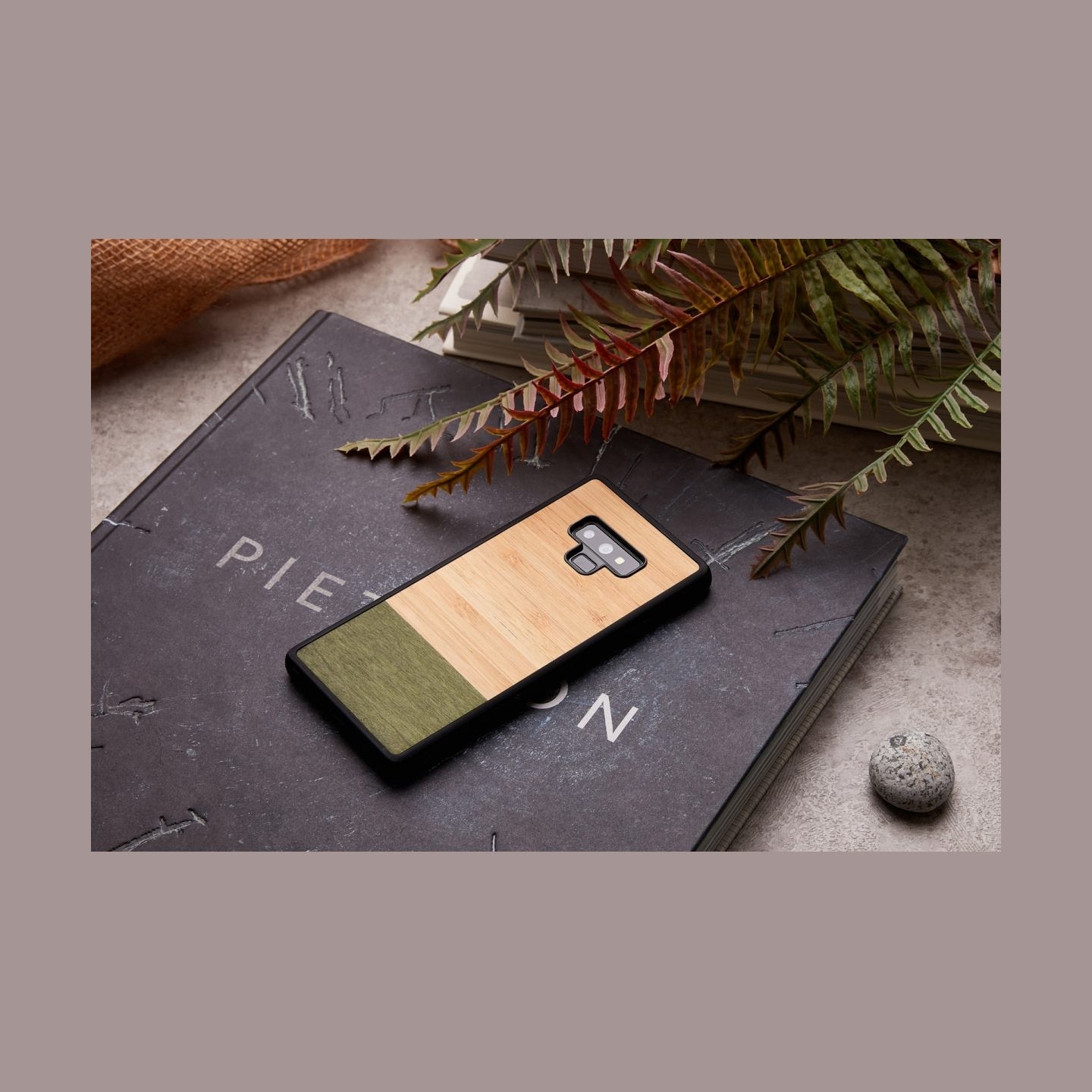 Man&Wood SmartPhone case Galaxy Note 9 bamboo forest black
