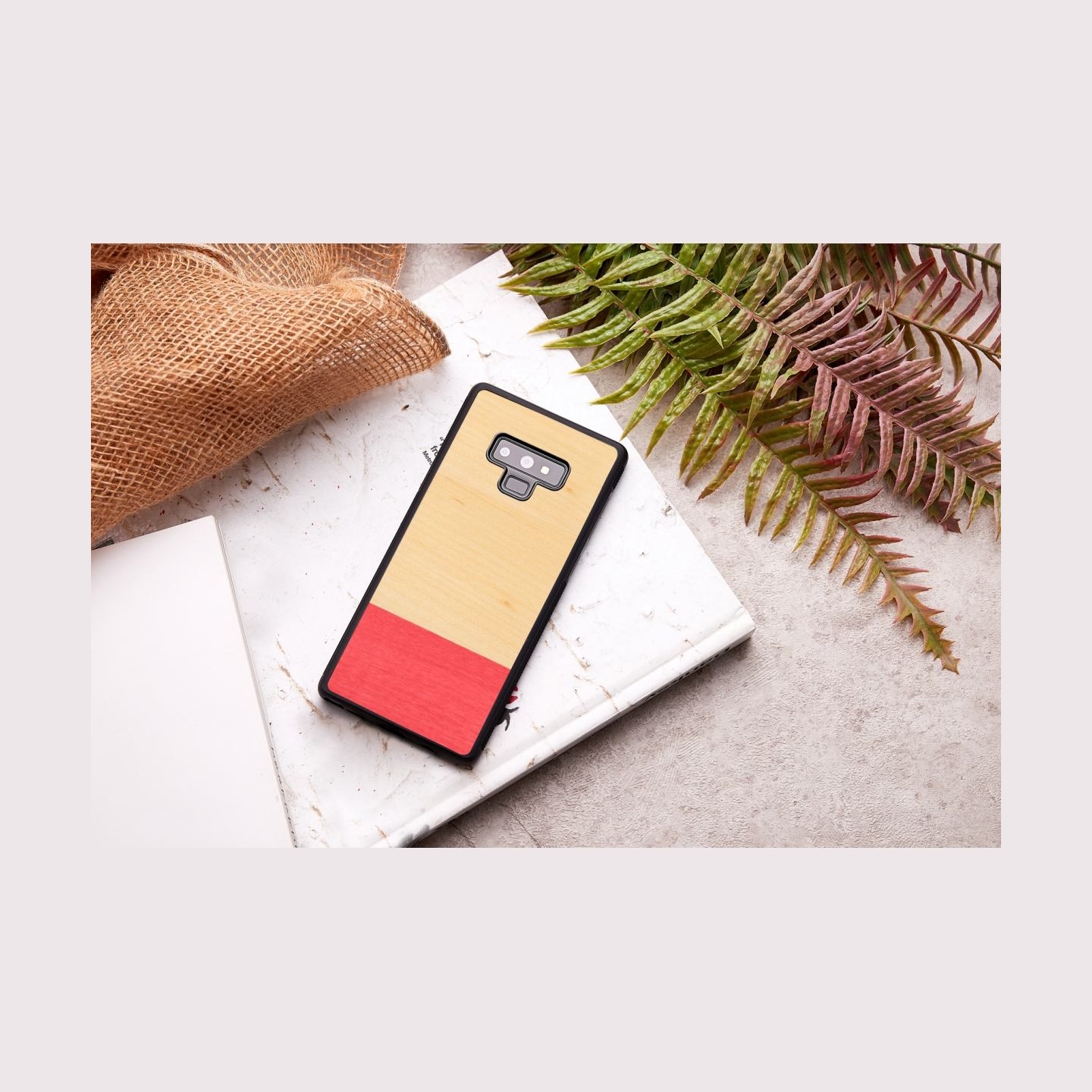 Man&Wood SmartPhone case Galaxy Note 9 miss match black