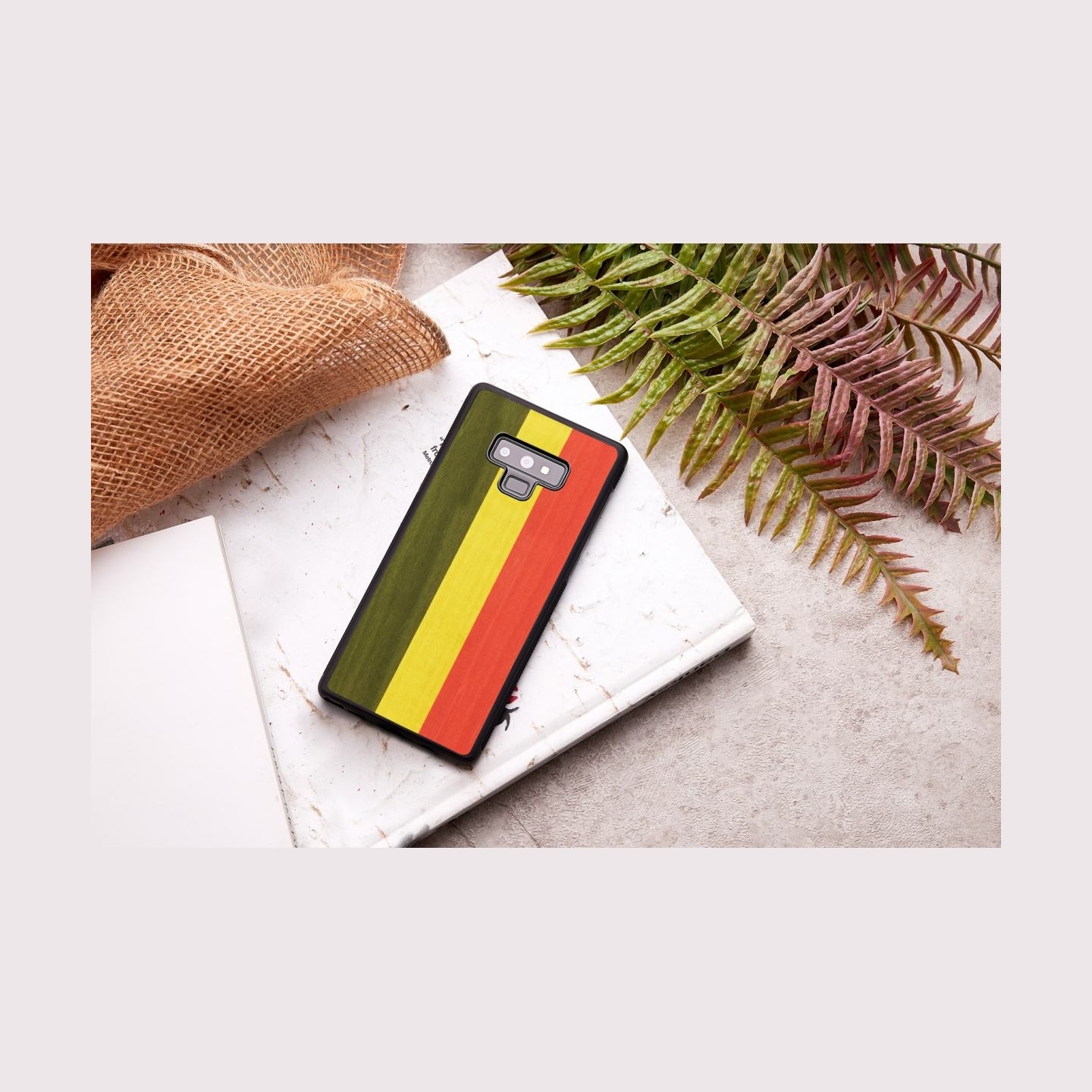 Man&Wood SmartPhone case Galaxy Note 9 reggae black