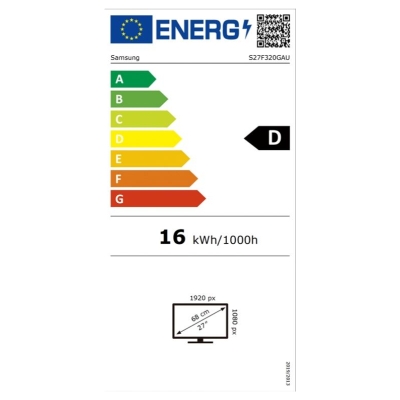 Samsung | LS27F320GAUXEN | 27 " | IPS | FHD | 16:9 | 120 Hz | 5 ms | 1920 x 1080 pixels | 250 cd/m² | HDMI ports quantity 2 | Bl