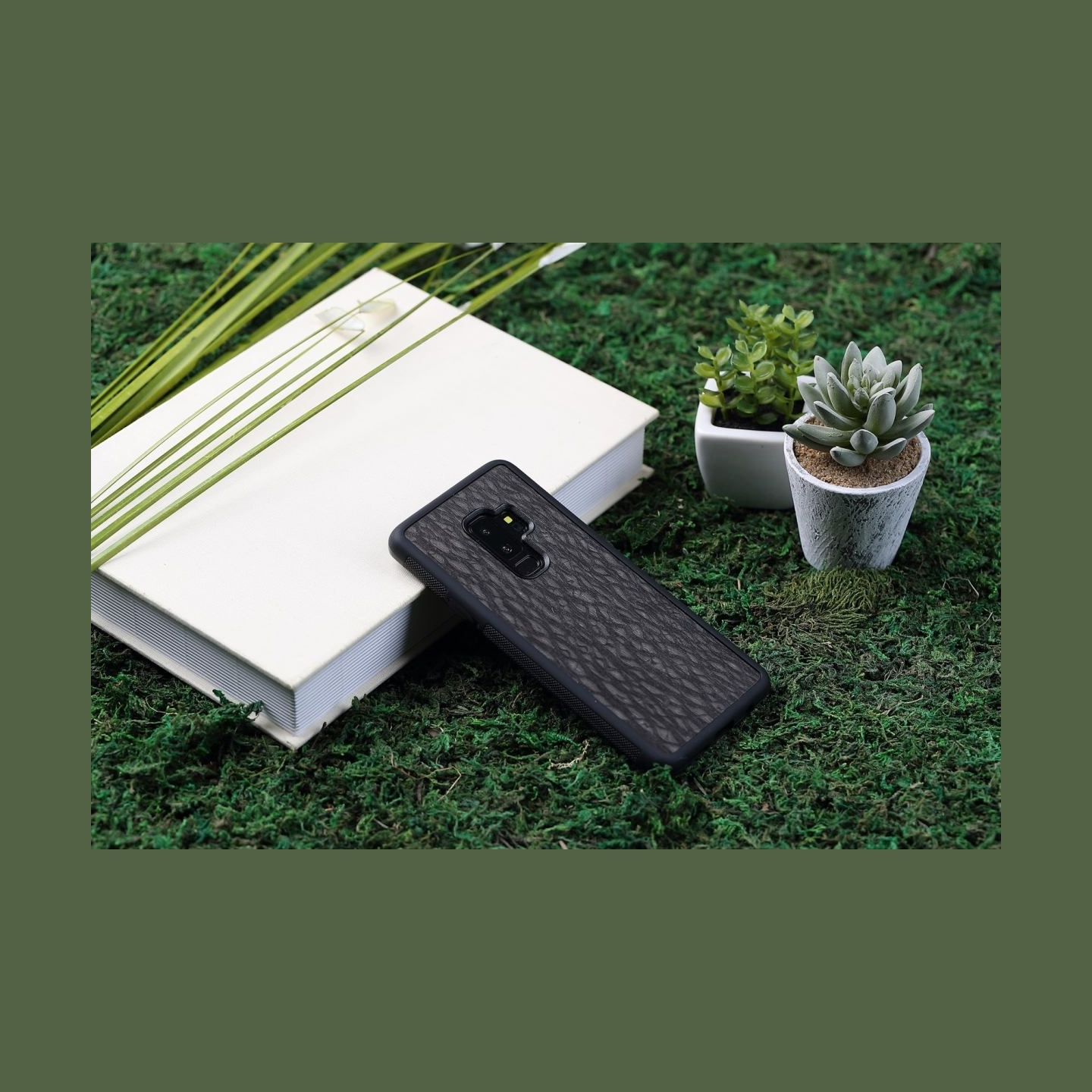 Man&Wood SmartPhone case Galaxy S9 Plus carbalho black