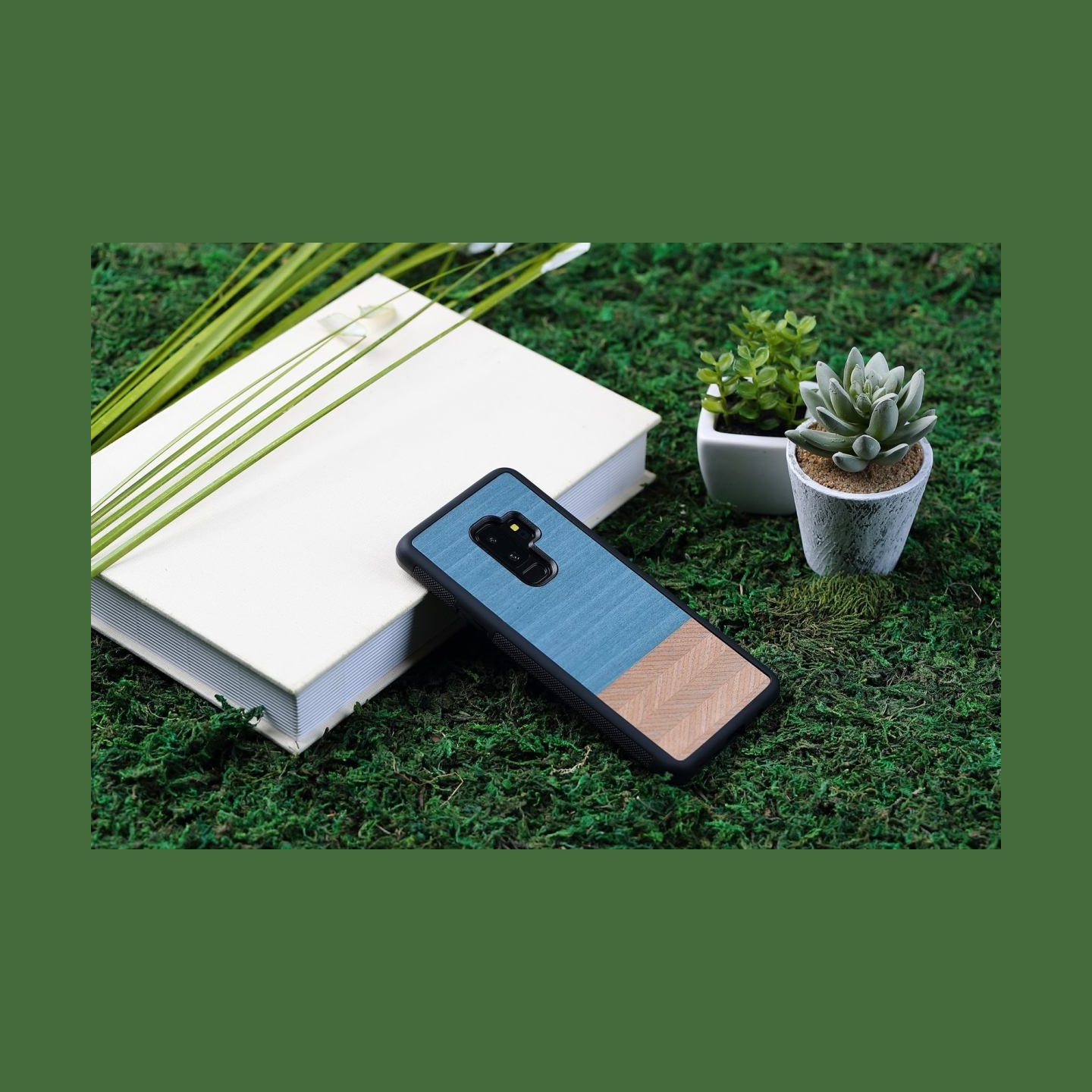 Man&Wood SmartPhone case Galaxy S9 Plus denim black