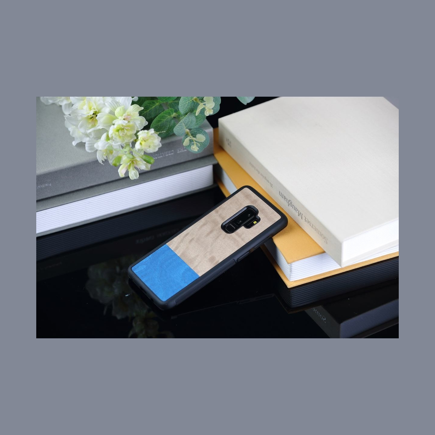 Man&Wood SmartPhone case Galaxy S9 Plus dove black