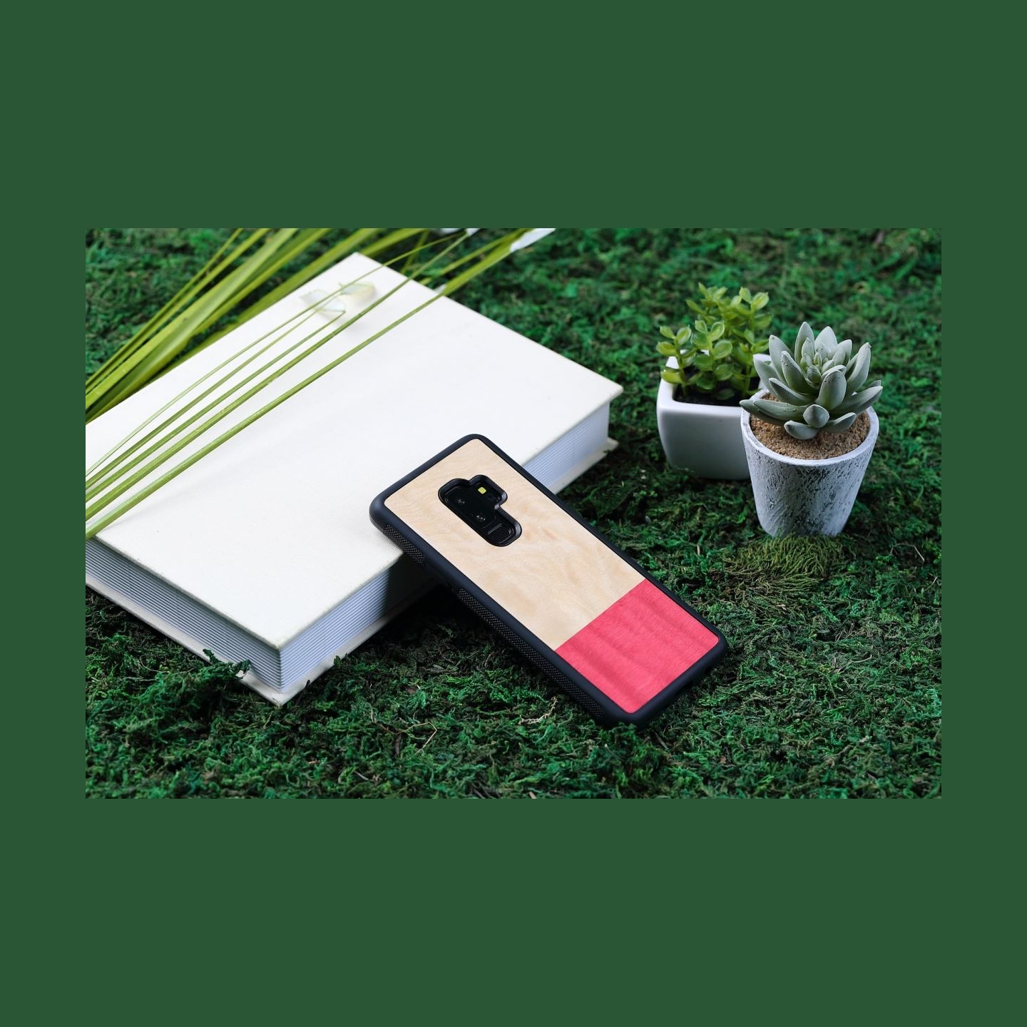 Man&Wood SmartPhone case Galaxy S9 Plus miss match black