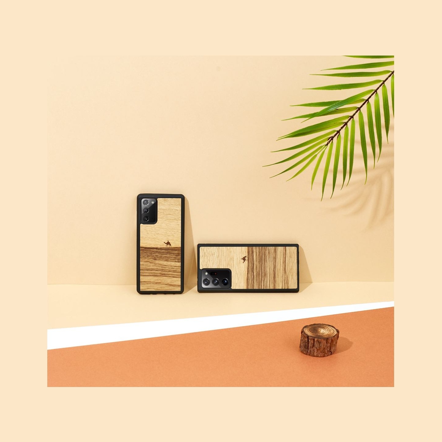 Man&Wood case for Galaxy Note 20 terra black