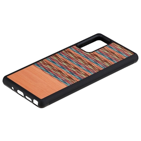 Man&Wood case for Galaxy Note 20 browny check black