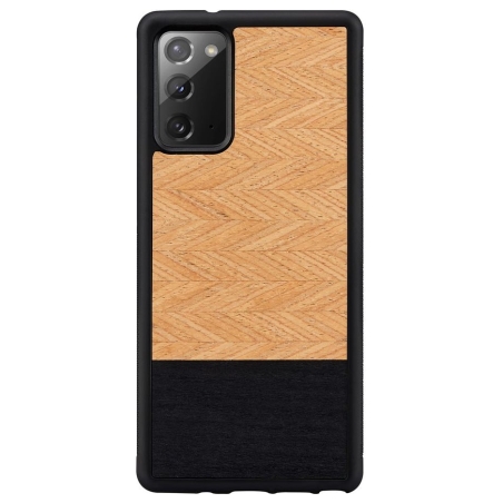 Man&Wood case for Galaxy Note 20 herringbone nero black
