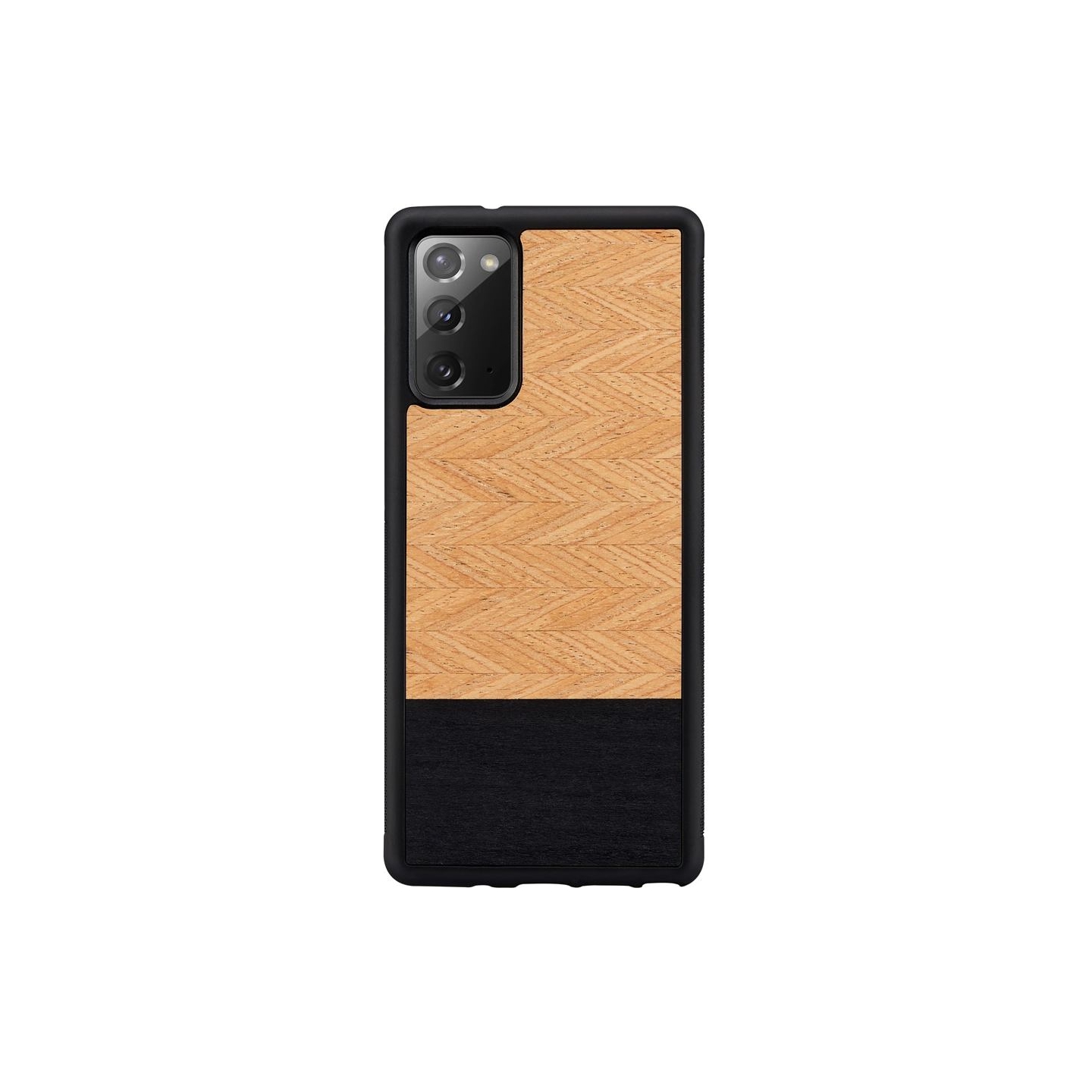 Man&Wood case for Galaxy Note 20 herringbone nero black
