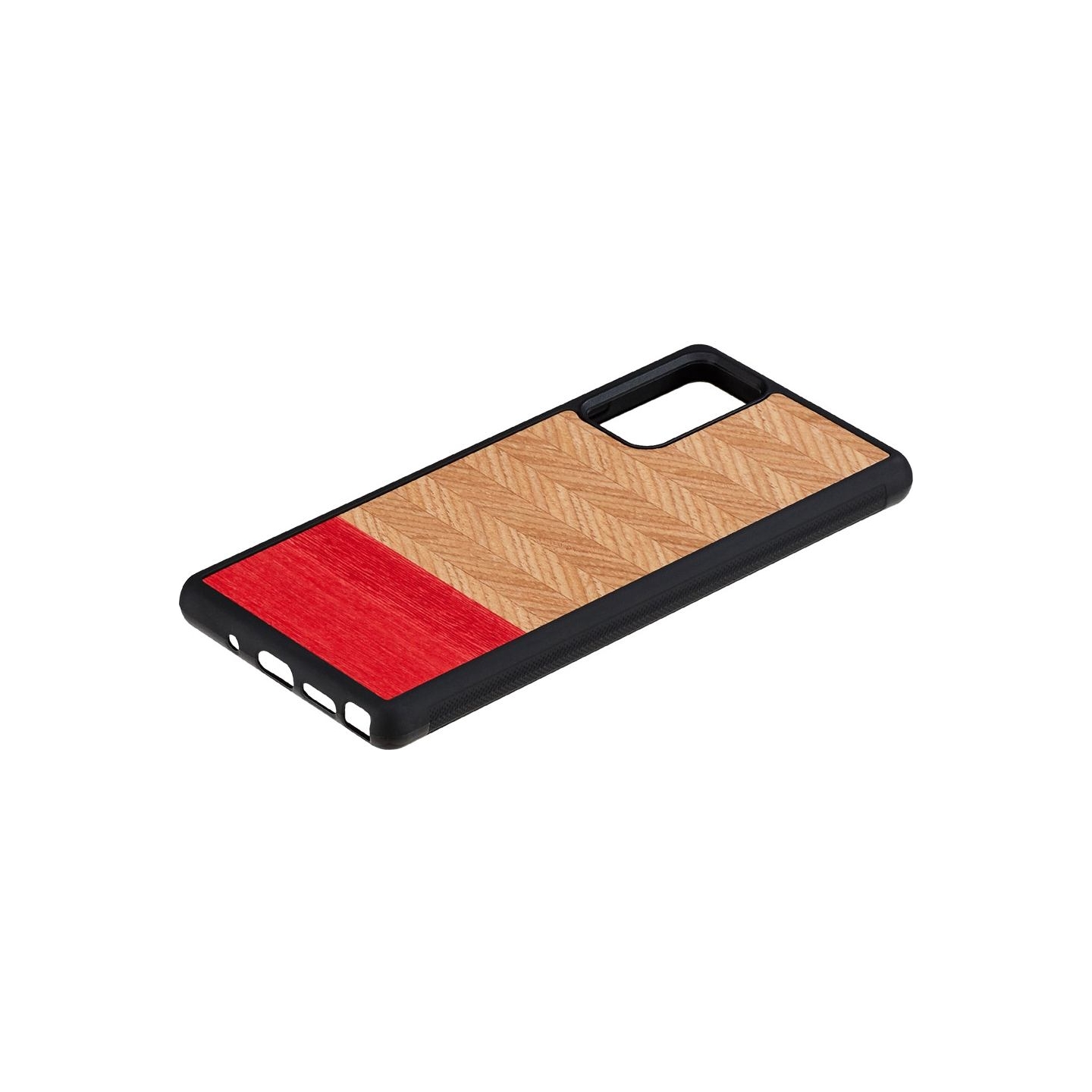 Man&Wood case for Galaxy Note 20 herringbone azalea black