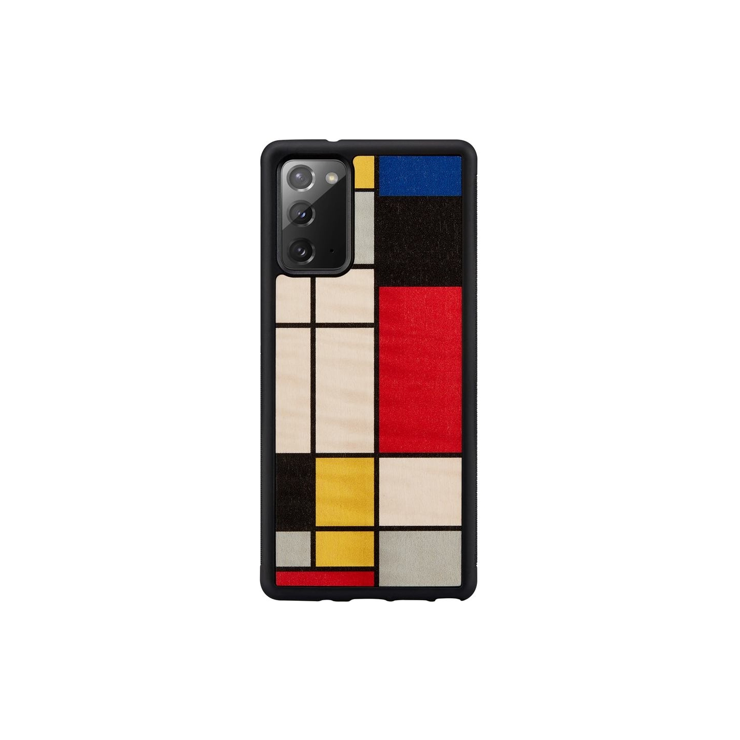 Man&Wood case for Galaxy Note 20 mondrian wood black
