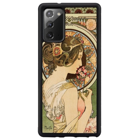 Man&Wood case for Galaxy Note 20 primrose black