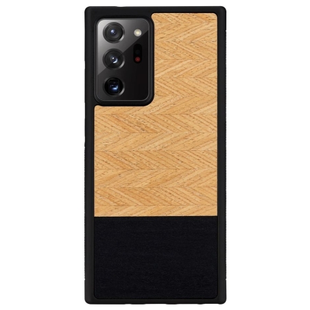 Man&Wood case for Galaxy Note 20 Ultra herringbone nero black