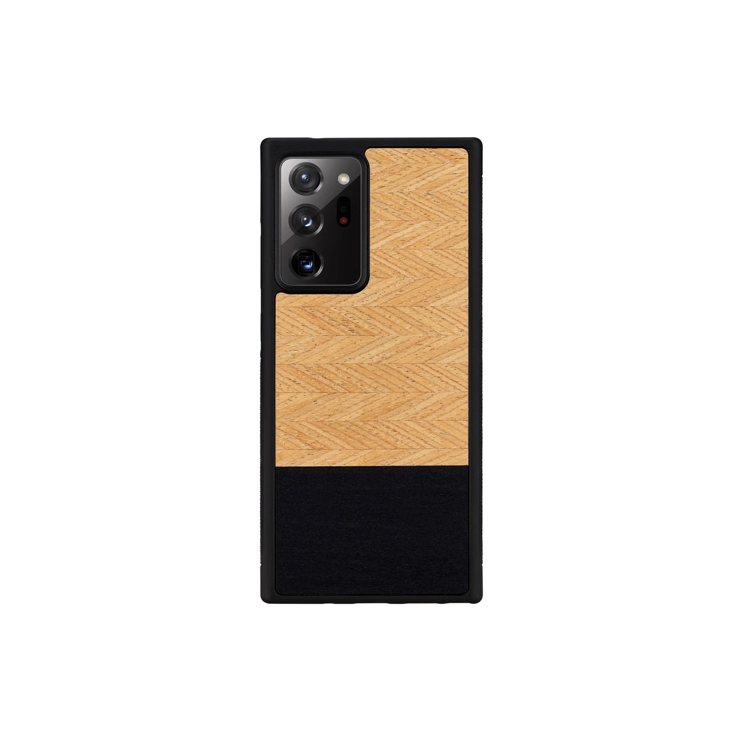 Man&Wood case for Galaxy Note 20 Ultra herringbone nero black