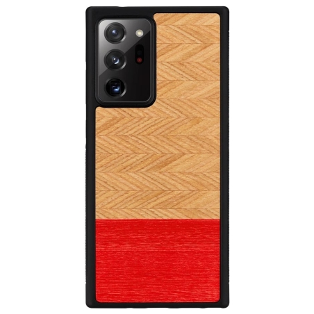 Man&Wood case for Galaxy Note 20 Ultra herringbone azalea black