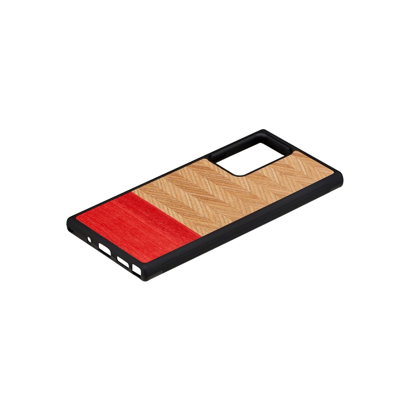 Man&Wood case for Galaxy Note 20 Ultra herringbone azalea black