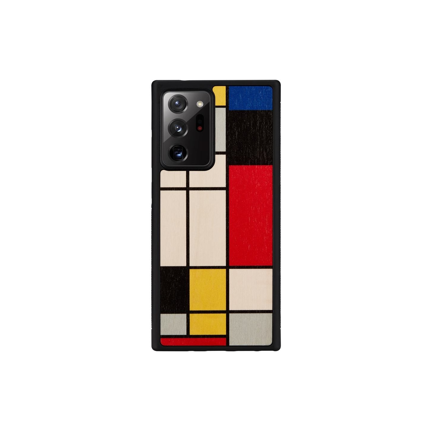 Man&Wood case for Galaxy Note 20 Ultra mondrian wood black
