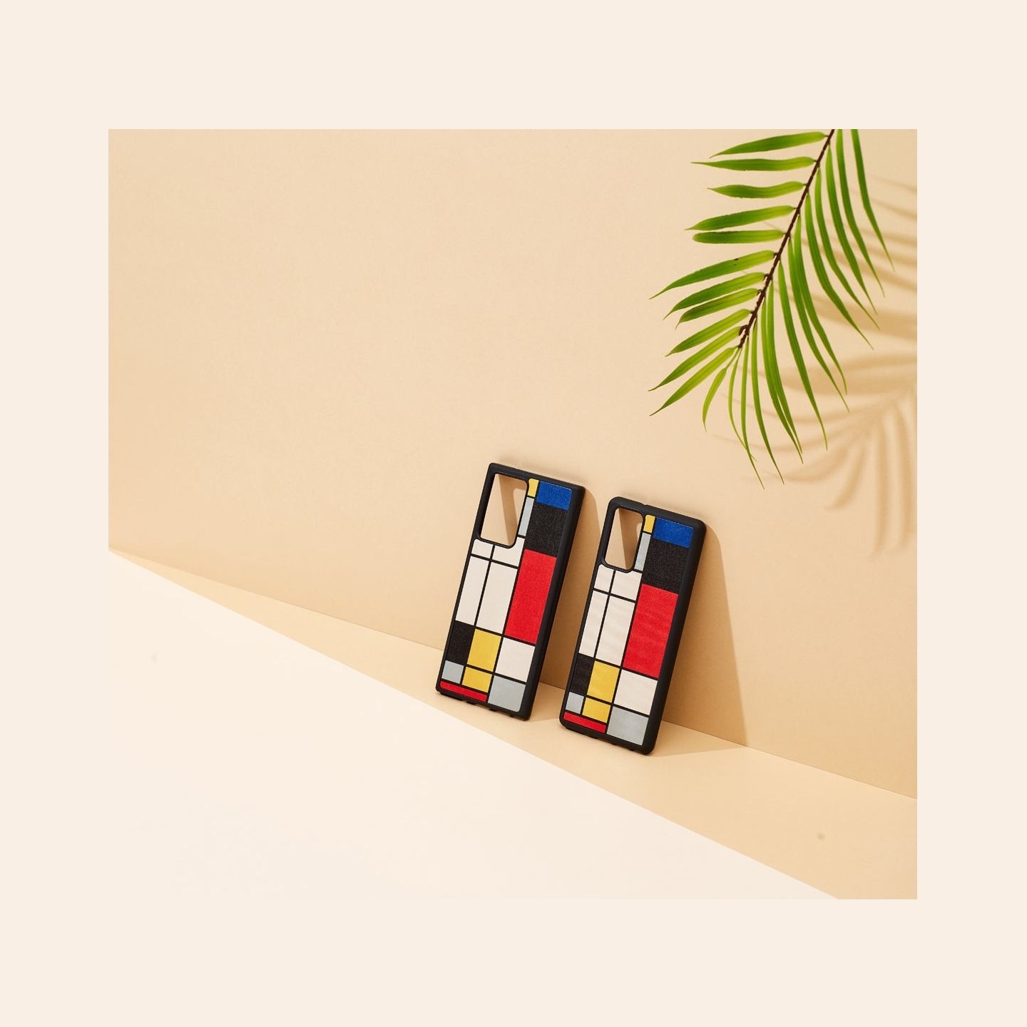 Man&Wood case for Galaxy Note 20 Ultra mondrian wood black