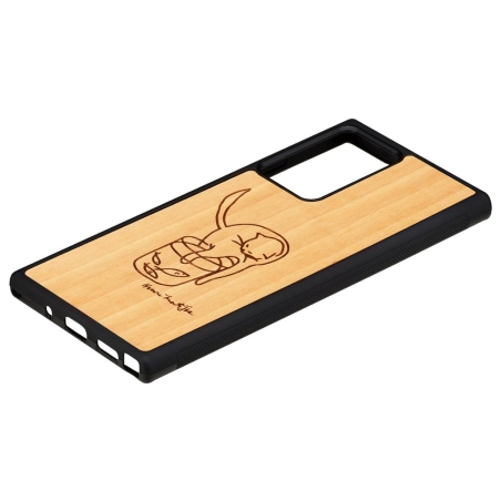 Man&Wood case for Galaxy Note 20 Ultra cat with fish