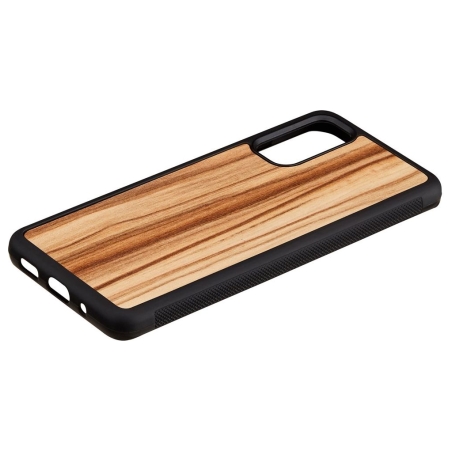 Man&Wood case for Galaxy S20 cappuccino black