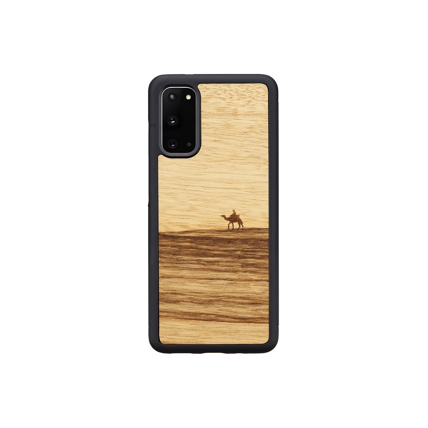 Man&Wood case for Galaxy S20 terra black
