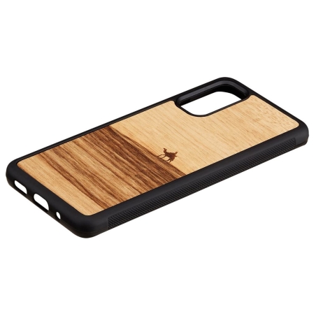 Man&Wood case for Galaxy S20 terra black