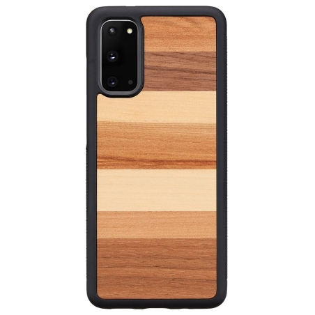 Man&Wood case for Galaxy S20 sabbia black