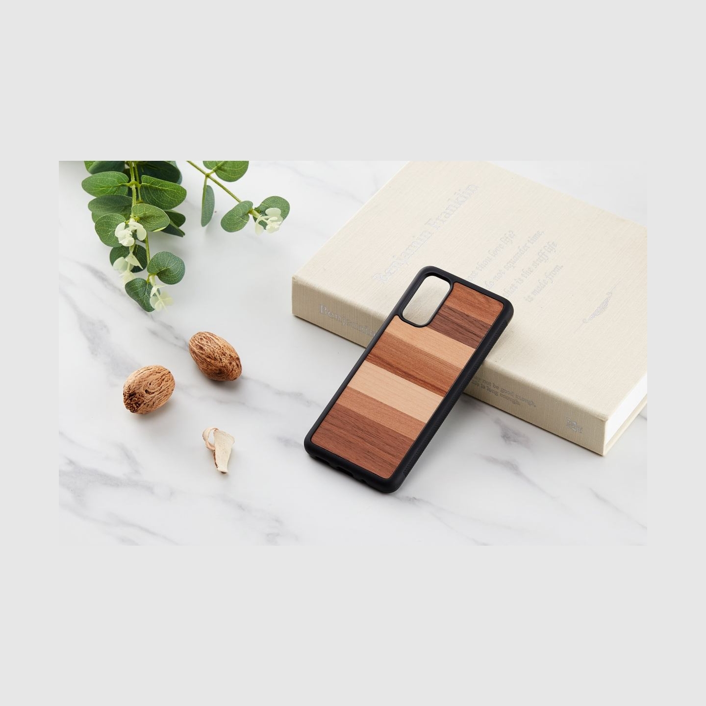 Man&Wood case for Galaxy S20 sabbia black