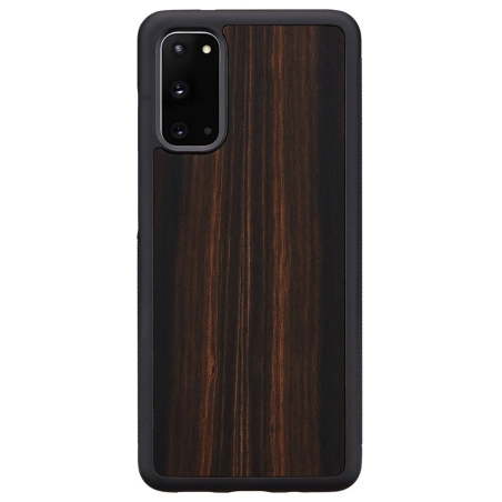 Man&Wood case for Galaxy S20 ebony black
