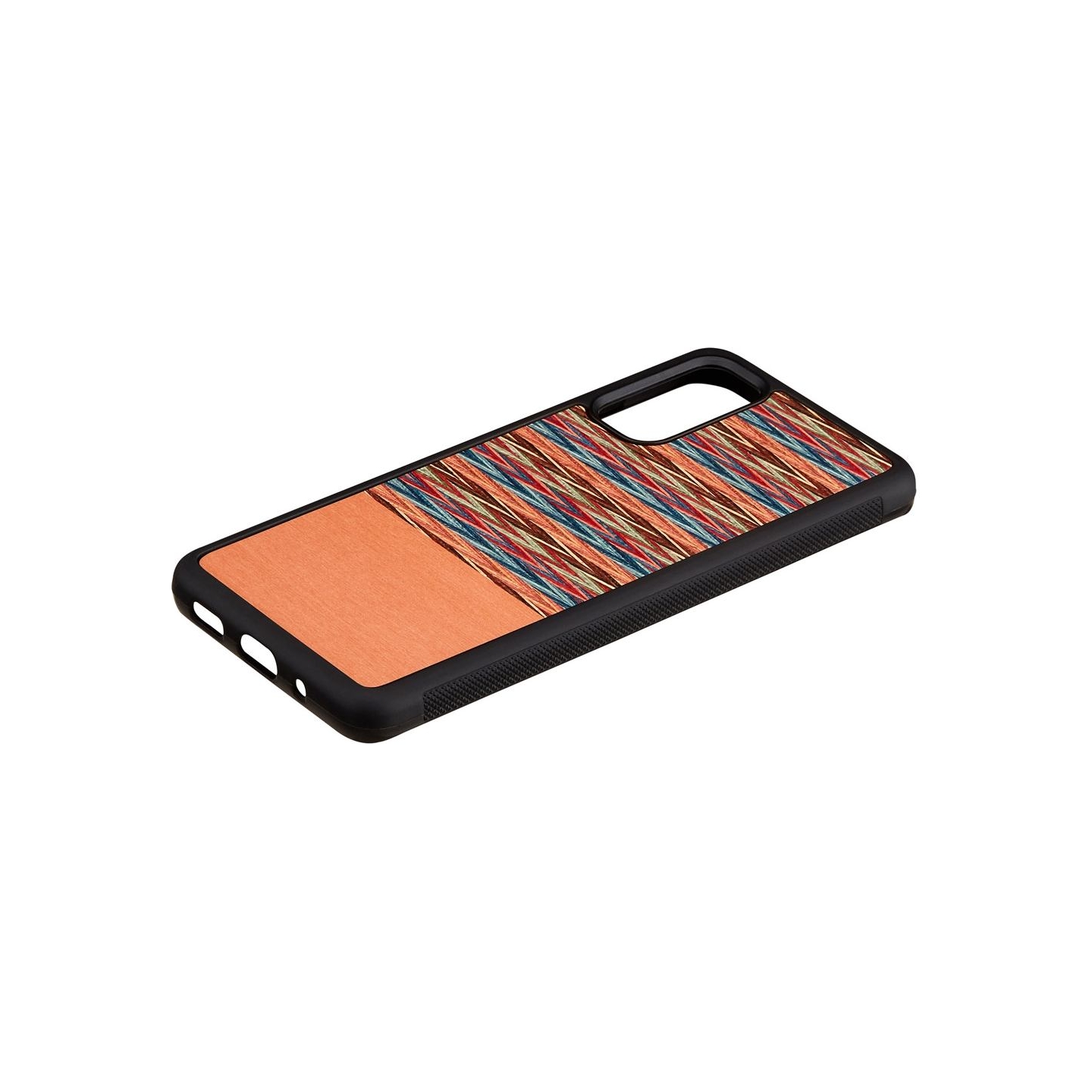 Man&Wood case for Galaxy S20 browny check black