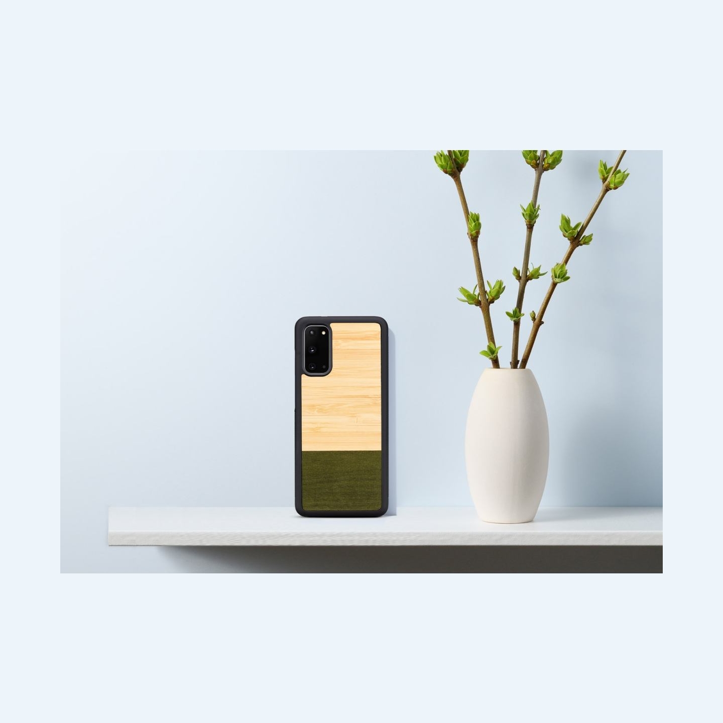Man&Wood case for Galaxy S20 bamboo forest black