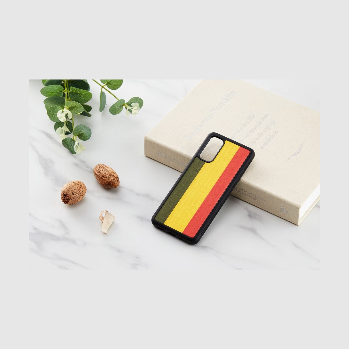 Man&Wood case for Galaxy S20 reggae black
