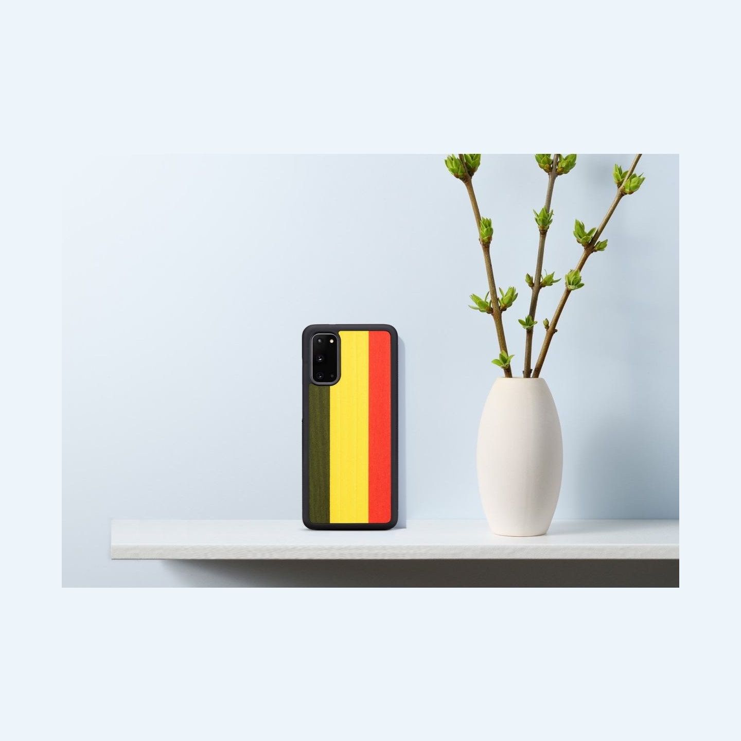 Man&Wood case for Galaxy S20 reggae black
