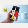 Man&Wood case for Galaxy S20 mondrian wood black