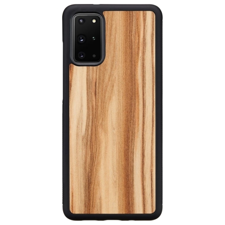 Man&Wood case for Galaxy S20+ cappuccino black