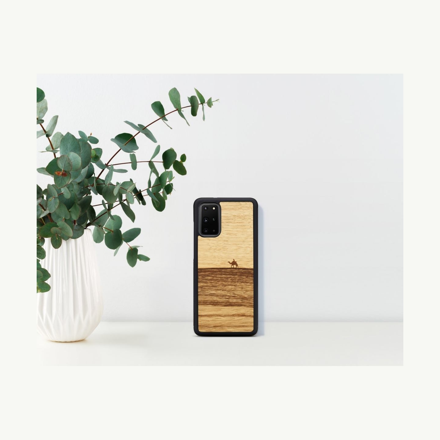 Man&Wood case for Galaxy S20+ terra black
