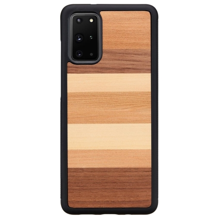 Man&Wood case for Galaxy S20+ sabbia black