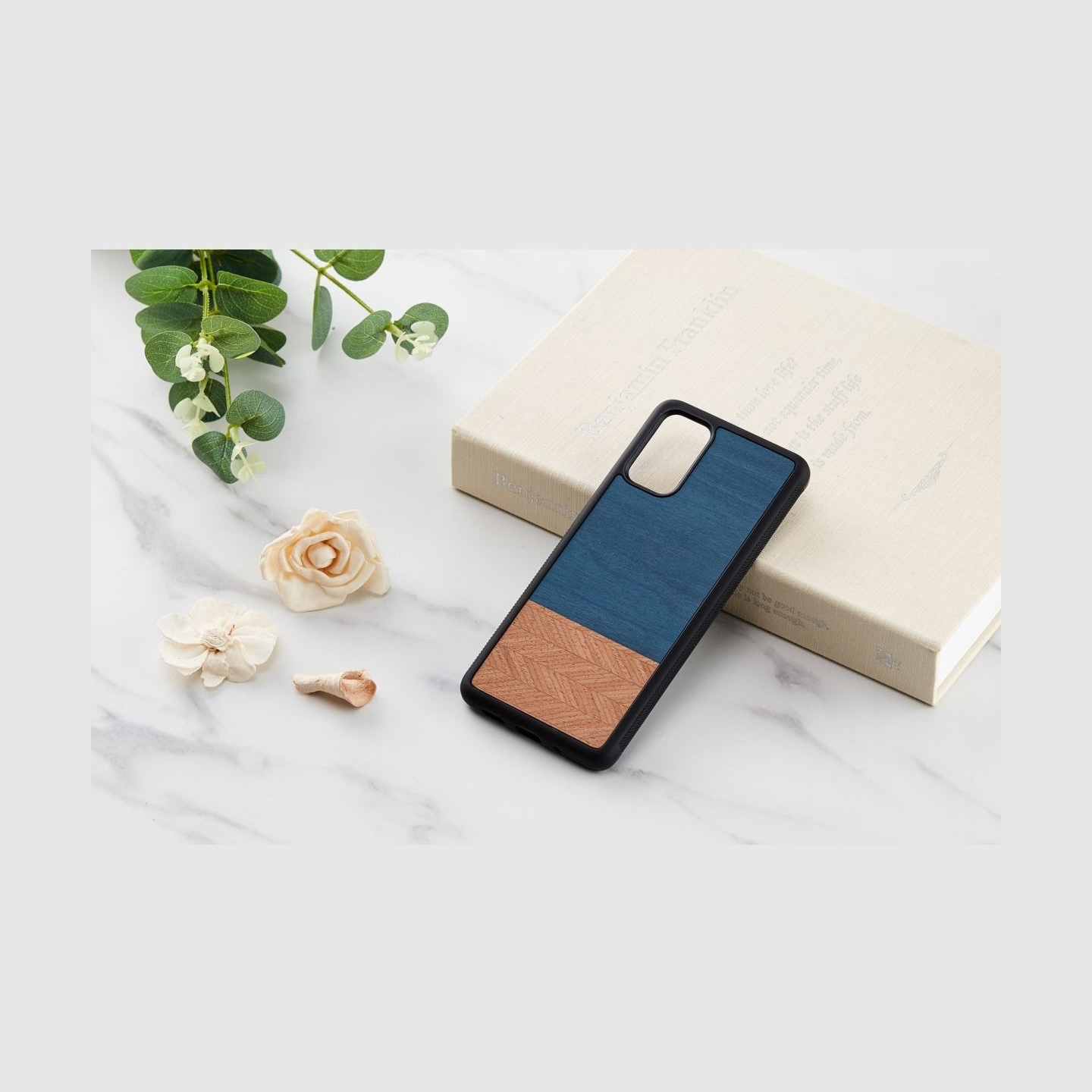 Man&Wood case for Galaxy S20+ denim black