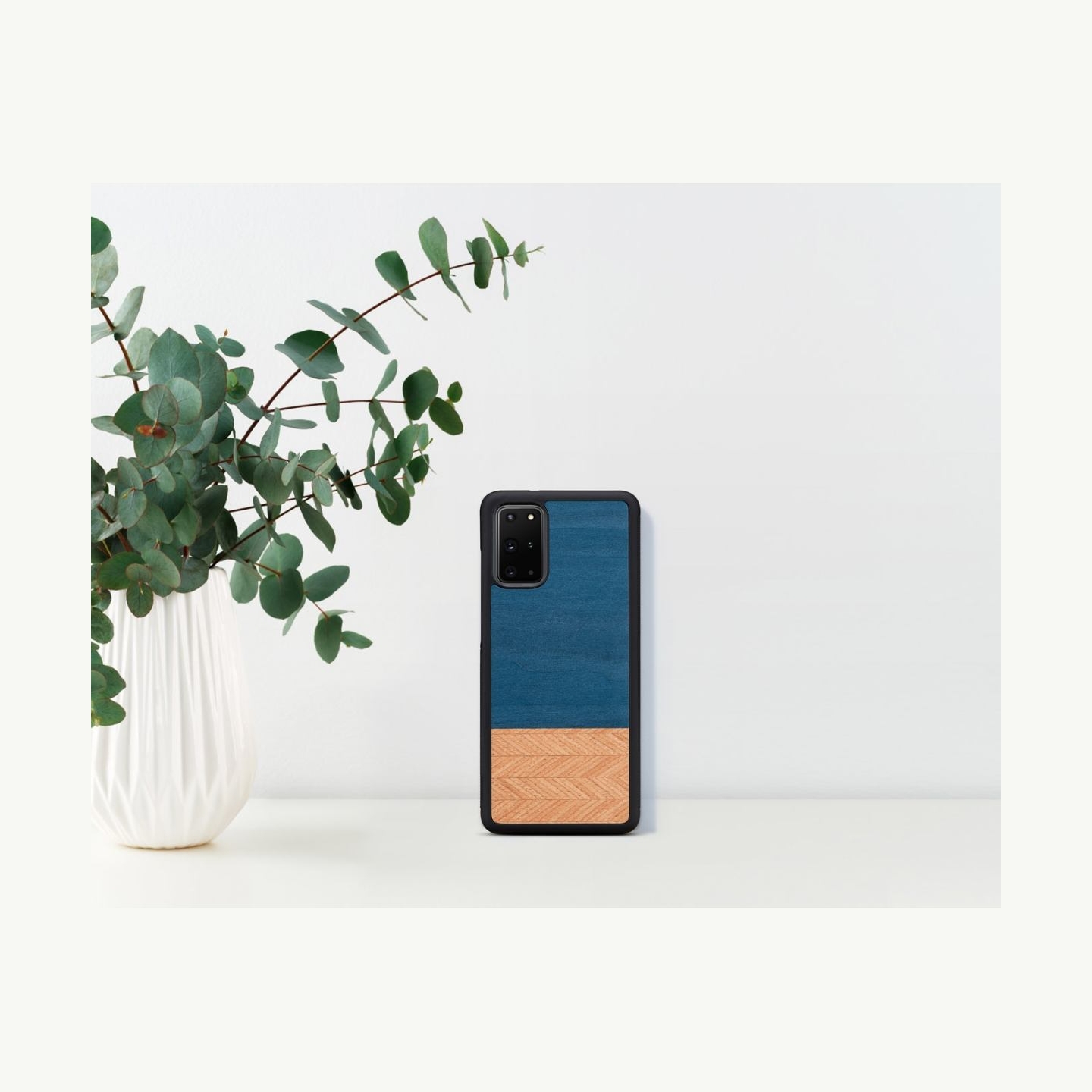 Man&Wood case for Galaxy S20+ denim black