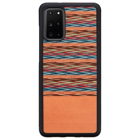 Man&Wood case for Galaxy S20+ browny check black