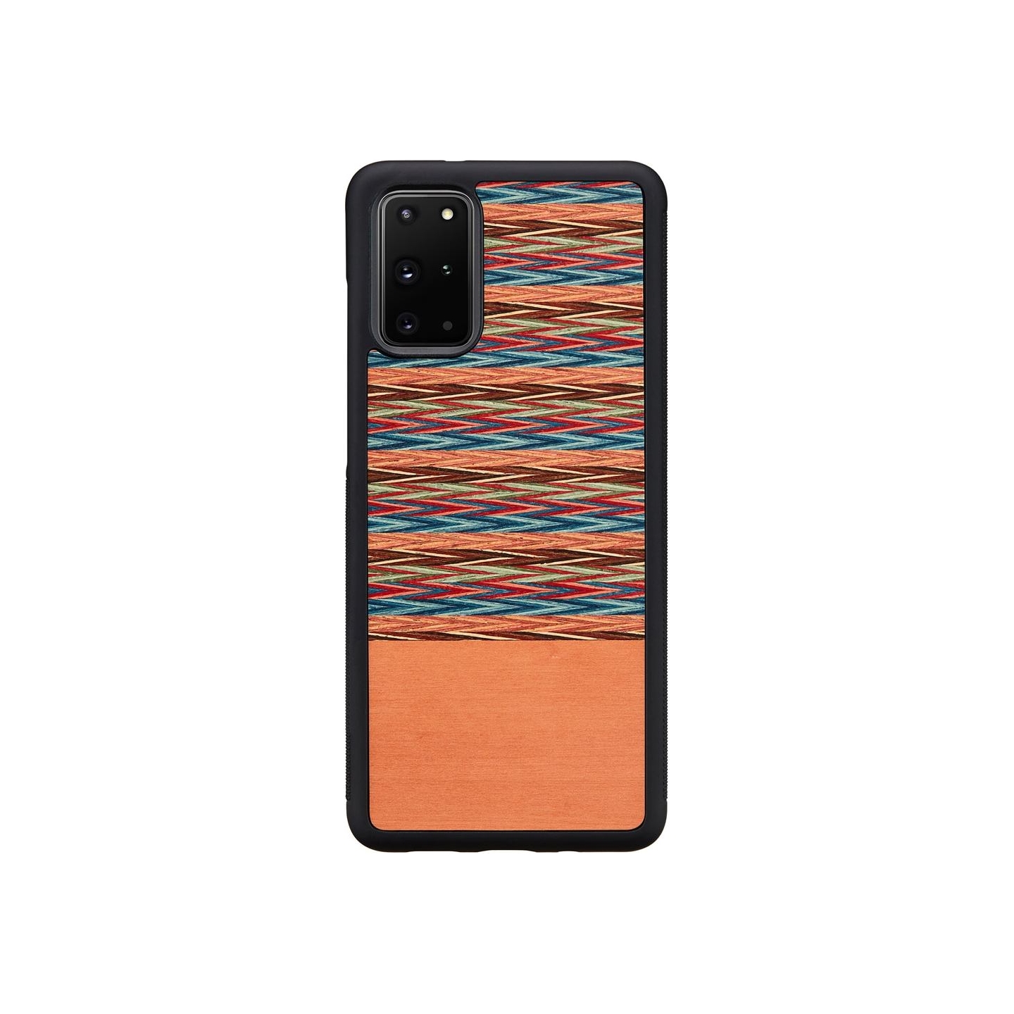 Man&Wood case for Galaxy S20+ browny check black