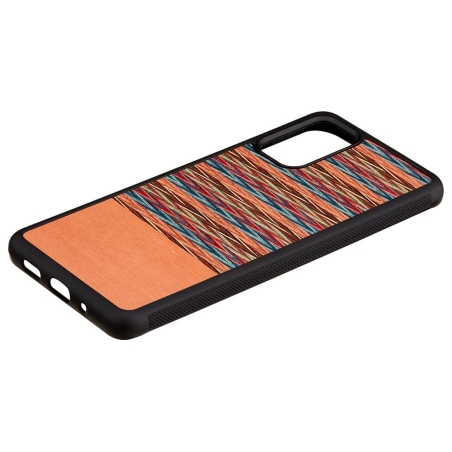 Man&Wood case for Galaxy S20+ browny check black